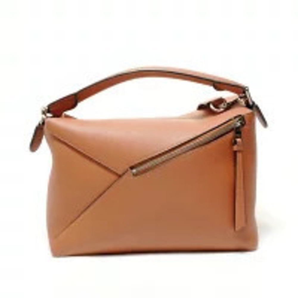 Loewe Puzzle Bag Leather Shoulder Brown